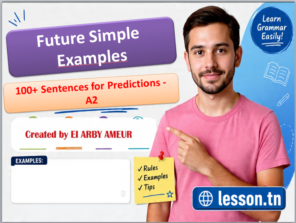 Future Simple Examples 100+ Sentences for Predictions - A2