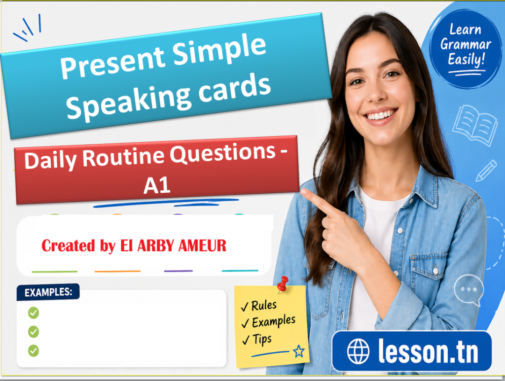 present simple speaking cards